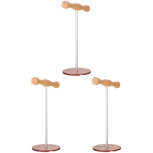 3 Pcs Headphone Stand Decorate Metal Headset 1