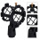 3Pcs Black Microphone Storage Rack with Anti-Vibration Suspension 10