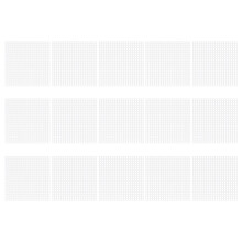 2 Pieces Braided Gaskets Plastic Crafting Mesh Handicrafts Supplies
