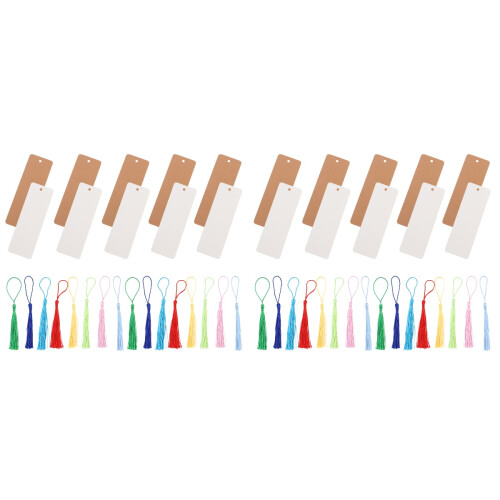 2Pièces Ensemble De Marque-Pages À Décorer Avec Pompons Assortis 1