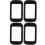 12 Pcs Screen Protector Tpu Frame Cover Wristband 1