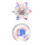 4 Pcs Nail Art Crystal Cup Storage Rack Crystal Liquid 10