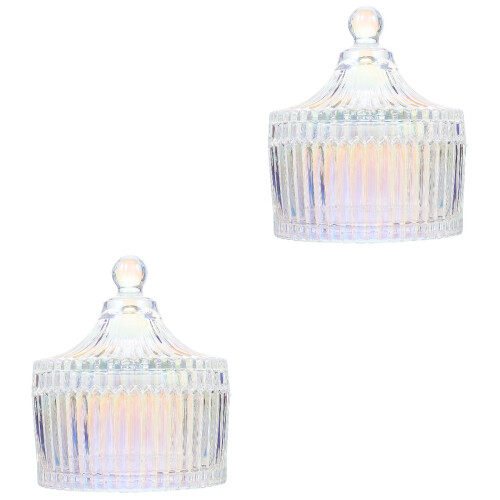 2Pièces Coupe Nail Art Verre, Porte Liquide Multi, Compact 2
