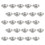 500Pcs Silver Foil Baking Cupcake Muffin Tart Molds 3