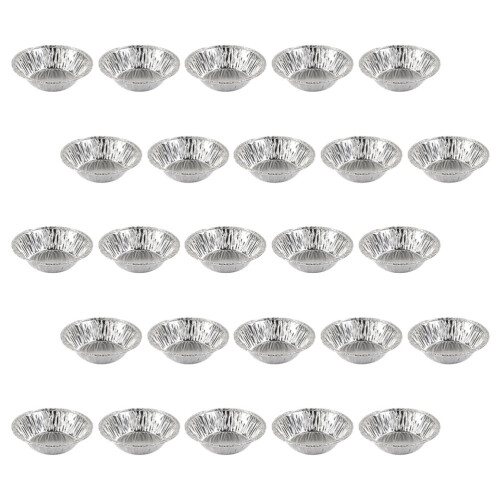500Pcs Silver Foil Baking Cupcake Muffin Tart Molds 2