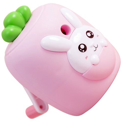 3Pcs Handheld Pencil Sharpener For Students Portable Carrot Shaped 1