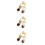 3pcs Cartoon Wraps Child Keep Warm Scarf White 8