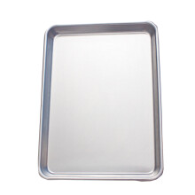 2Pcs Silver Nonstick Aluminum Baking Pans for Kitchen Use