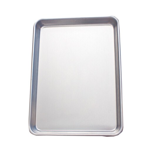 2Pcs Silver Nonstick Aluminum Baking Pans for Kitchen Use