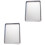 2Pcs Silver Nonstick Aluminum Baking Pans for Kitchen Use 3