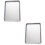 2Pcs Silver Nonstick Aluminum Baking Pans for Kitchen Use 6