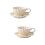 2Sets Robuste Keramik-Kaffeebecher Weiß Mit Teller Für Den Haushalt 9