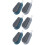 6Pcs Reusable Nail Cleaning Brushes Assorted Colors Comfortable Grip 7