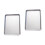 2Pcs Silver Nonstick Aluminum Baking Pans for Kitchen Use 4