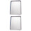 2Pcs Silver Nonstick Aluminum Baking Pans for Kitchen Use 5