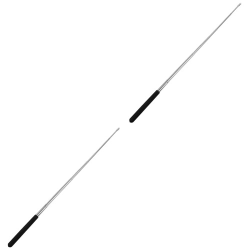 2Pcs Portable Black Handheld Pointer Extendable Classroom Presenter 2