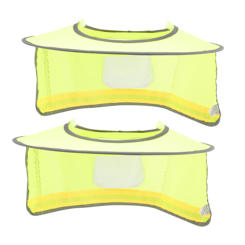 8Pcs Hard Hat Accessories Light Green Sun Shade Visor for Construction