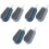 6Pcs Reusable Nail Cleaning Brushes Assorted Colors Comfortable Grip 3