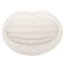 3Pcs White Ergonomic Bath Pillow Durable Tub Cushion with Suction Grip