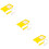 3 Sets Roller Brush Fiber Cleaning Kit Sponge 8