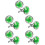 Groene Manchetknopen Met Kledingaccessoires 5