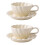 2Sets Robuste Keramik-Kaffeebecher Weiß Mit Teller Für Den Haushalt 7