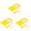 3 Sets Roller Brush Fiber Cleaning Kit Sponge 2