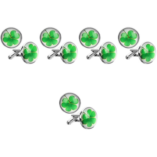 Groene Manchetknopen Met Kledingaccessoires 2