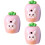 3Pcs Handheld Pencil Sharpener For Students Portable Carrot Shaped 7