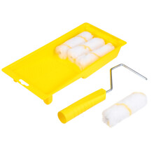 3 Sets Roller Brush Fiber Cleaning Kit Sponge