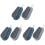 6Pcs Reusable Nail Cleaning Brushes Assorted Colors Comfortable Grip 2
