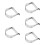 5Pcs Kitchen Baking Dough Cutter Pastry Blender Stainless Steel Silver 9