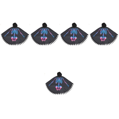 5Pièces Cape Cosplay Halloween Multi, Accessoire Léger Et Confortable 2