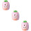 3Pcs Handheld Pencil Sharpener For Students Portable Carrot Shaped 10