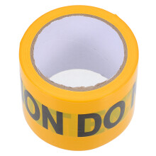 3 Rolls Non Adhesive Tape Safety Warning Construction Caution