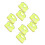 8Pcs Hard Hat Accessories Light Green Sun Shade Visor for Construction 6