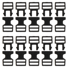 60 Pcs Plastic Side Release Buckle Mini Accessories For Doll Bags