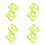 8Pcs Hard Hat Accessories Light Green Sun Shade Visor for Construction 3