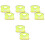 8Pcs Hard Hat Accessories Light Green Sun Shade Visor for Construction 9