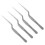 1Set Comfortable Silver Stainless Steel Earwax Removal Tool 6