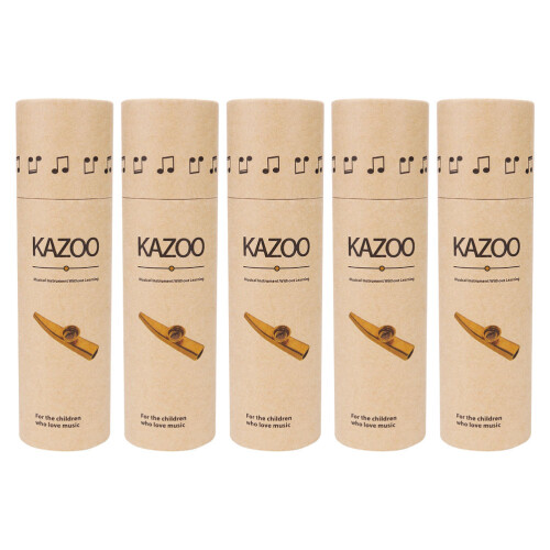 10Pcs Durable Paper Kazoo Storage Box with Shock Absorption Protection