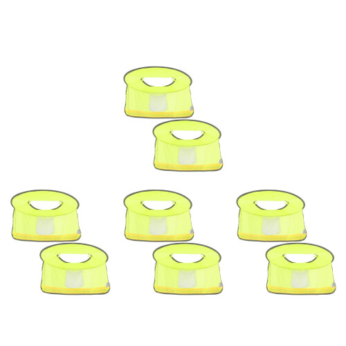 8Pcs Hard Hat Accessories Light Green Sun Shade Visor for Construction 1