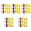 100Pcs Multi-Function Kids Erasers Compact Portable Daily Use Supplies 3