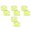 8Pcs Hard Hat Accessories Light Green Sun Shade Visor for Construction 4