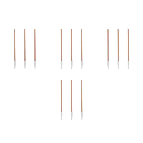 12 Pcs Waterproof Eyebrow Pencil Hard Core Sweat Resistant Deep Brown 2