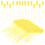 200Pcs Yellow Anti-Fake Plastic Cable Ties Self-Locking Label Tags 1
