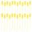 200Pcs Yellow Anti-Fake Plastic Cable Ties Self-Locking Label Tags 9