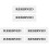 6Pcs Compact White Acrylic Table Reserved Signs Decorative & Practical 3