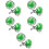 Groene Manchetknopen Met Kledingaccessoires 6