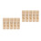 10Pcs Durable Paper Kazoo Storage Box with Shock Absorption Protection 4